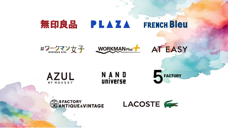 (株)FIVE.Holdings【無印良品、PLAZA、FRENCH Bleu、LACOSTE、NANO universe等】[グループ募集]